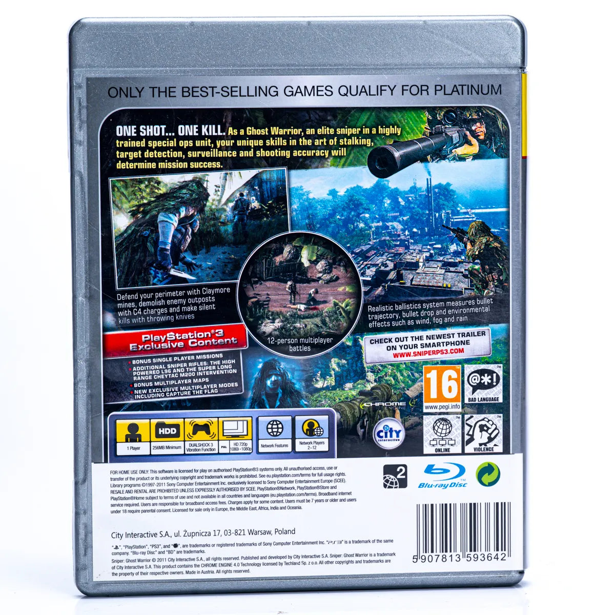 Sniper: Ghost Warrior - PS3 spill - Retrospillkongen