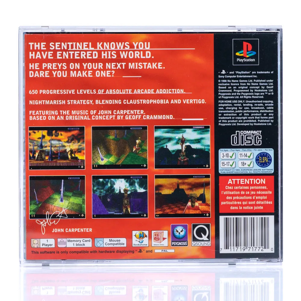 Sentinel Returns - PS1 spill - Retrospillkongen