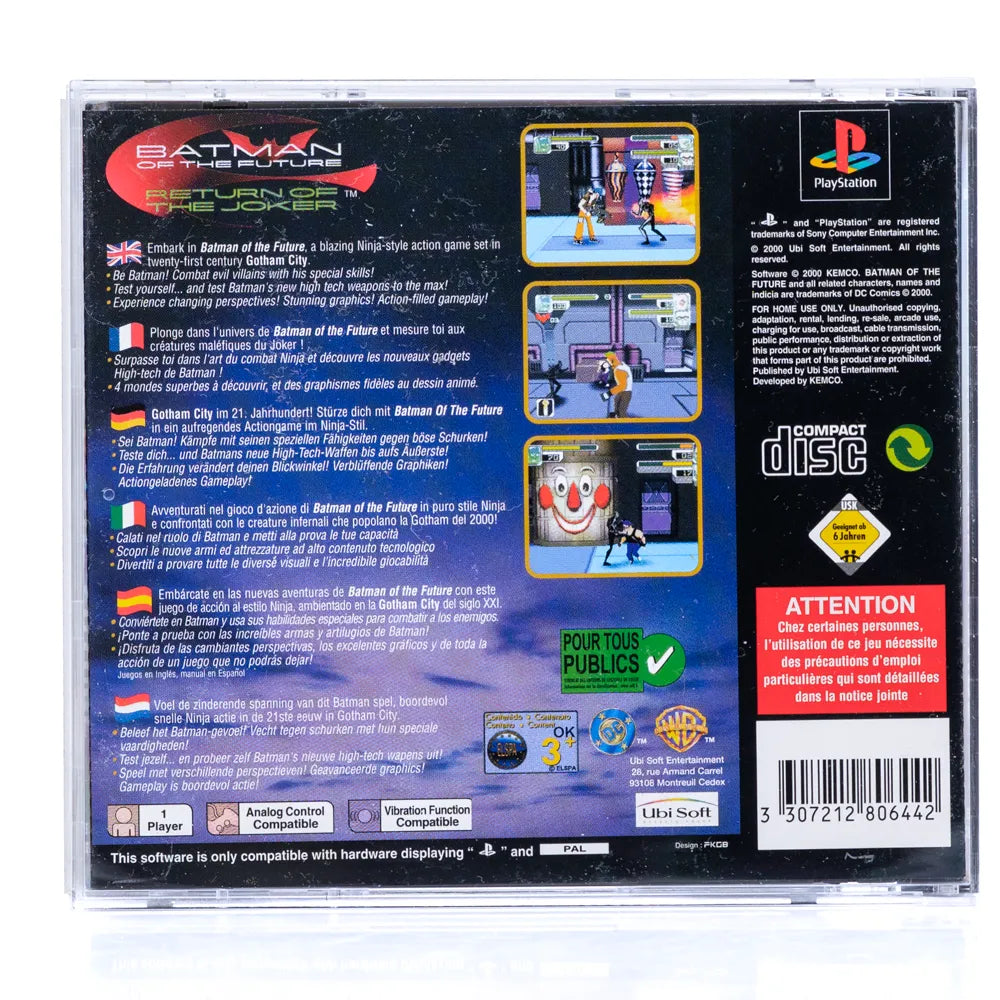 Batman of the Future: Return of the Joker - PS1 spill - Retrospillkongen