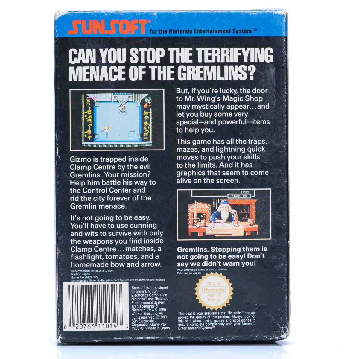 Gramlins 2: The New Batch - NES spill (I Eske) - Retrospillkongen