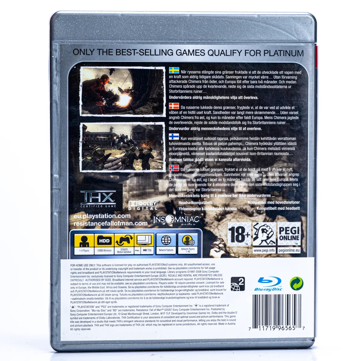 Resistance: Fall of Man - PS3 spill - Retrospillkongen