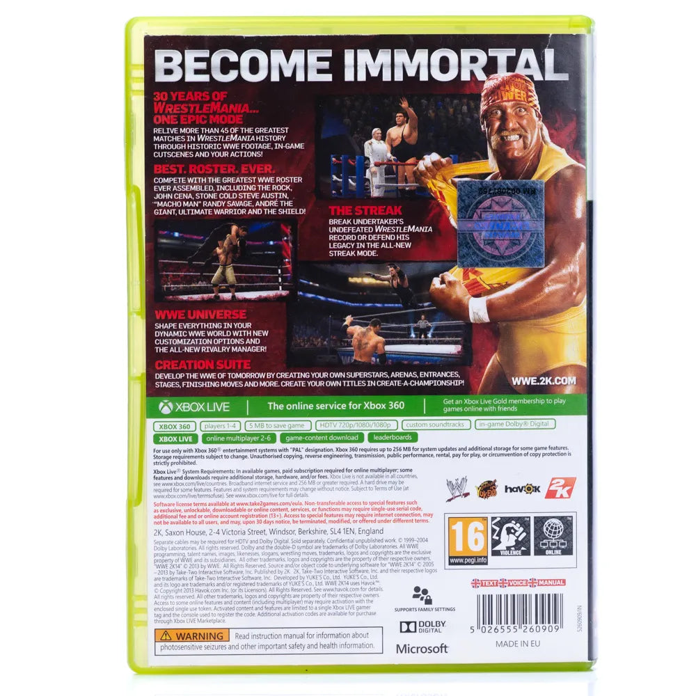 WWE 2K14 - Xbox 360 spill - Retrospillkongen