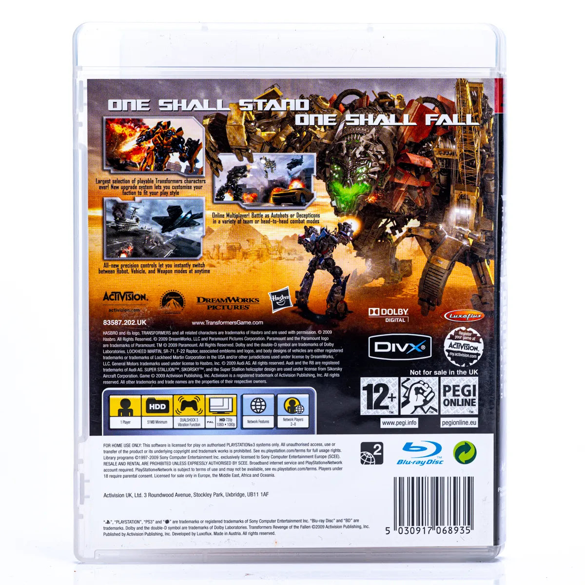 Transformers: Revenge of the Fallen - PS3 spill - Retrospillkongen