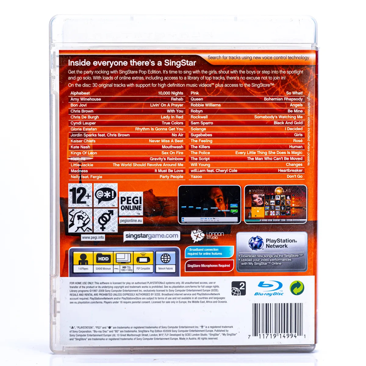 SingStar: Pop Edition - PS3 spill - Retrospillkongen