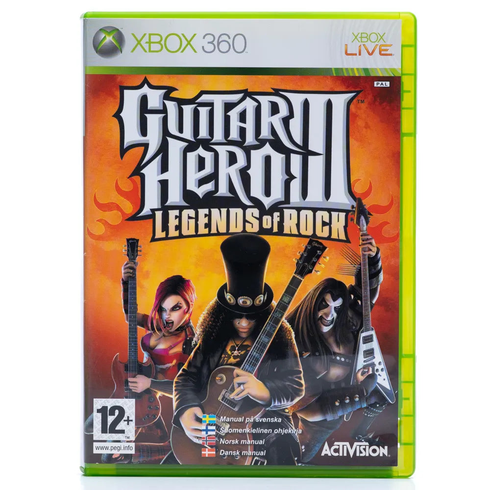 Guitar Hero III: Legends of Rock - Xbox 360 spill
