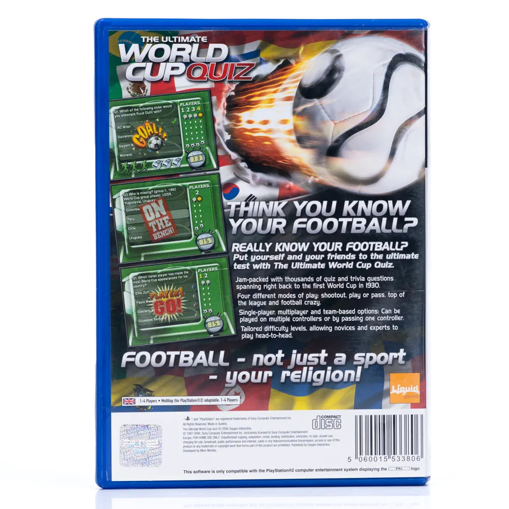 The Ultimate World Cup Quiz - PS2 spill - Retrospillkongen