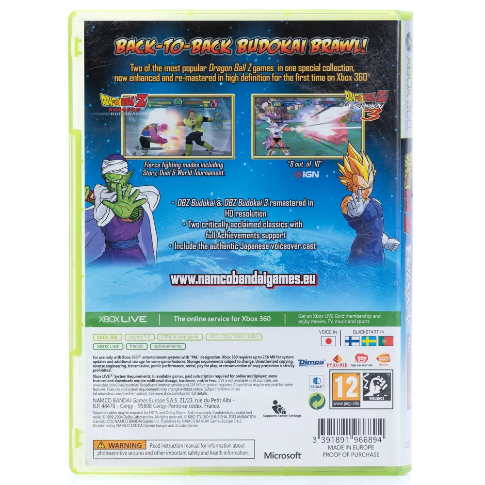 Dragon Ball Z Budokai HD Collection - Xbox 360 spill