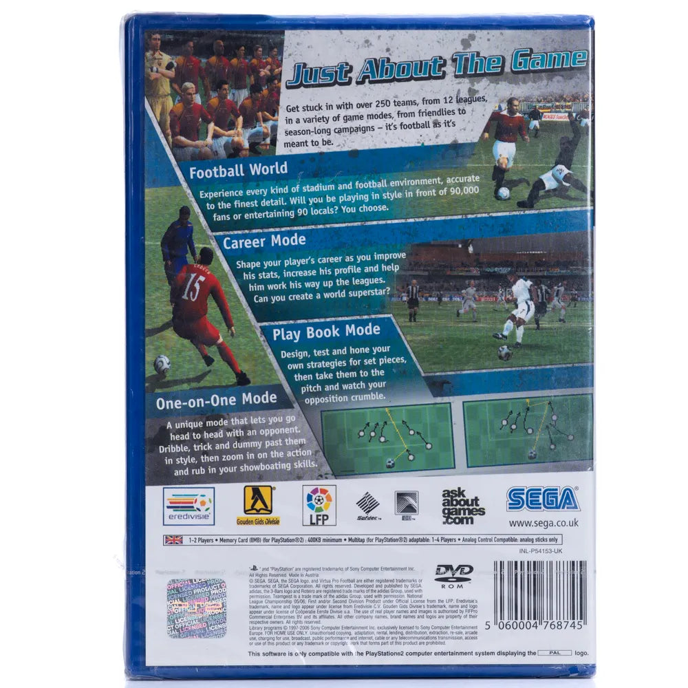 Virtua Pro Football (Forseglet) - PS2 Spill - Retrospillkongen