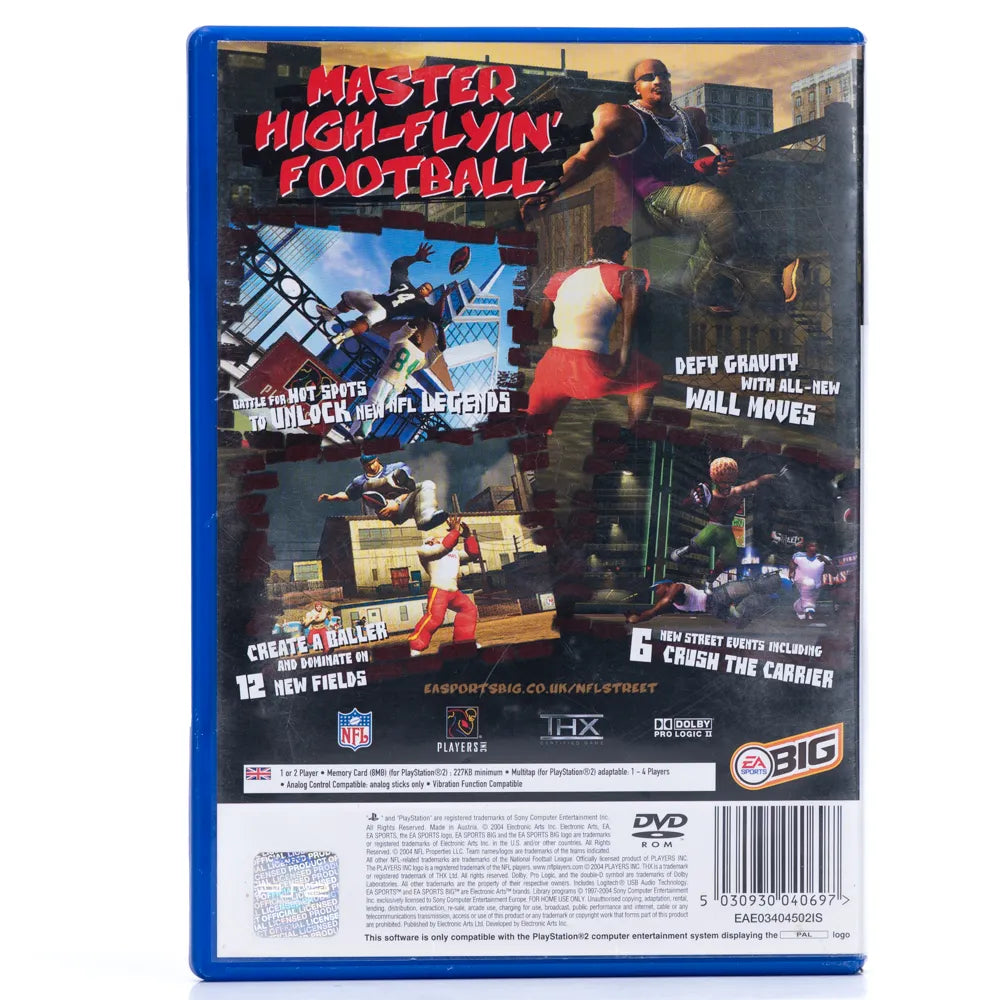 NFL Street - PS2 spill - Retrospillkongen