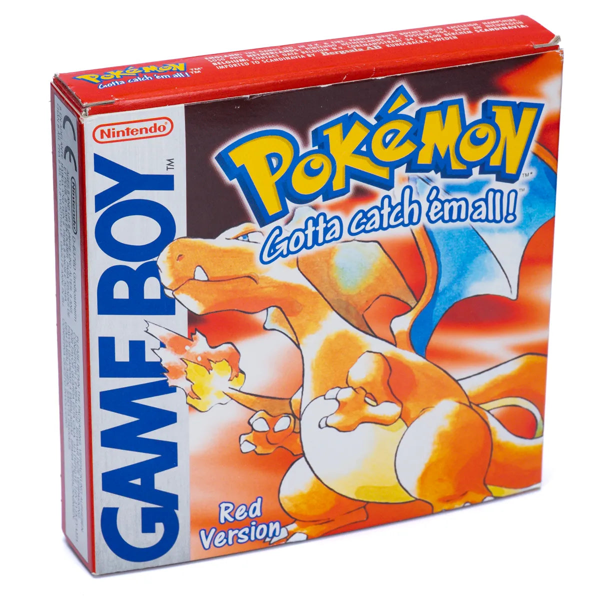 Pokémon Red Version - GameBoy spill (I Eske) - Retrospillkongen