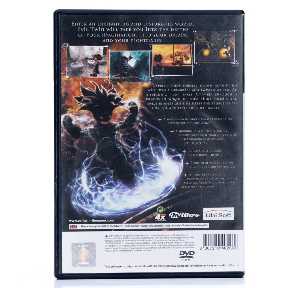 Evil Twin: Cyprien’s Chronicles - PS2 spill - Retrospillkongen