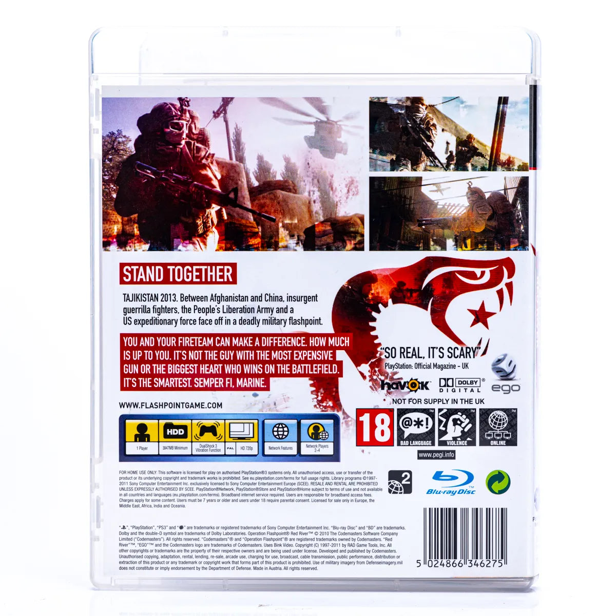 Operation Flashpoint Red River - PS3 spill - Retrospillkongen