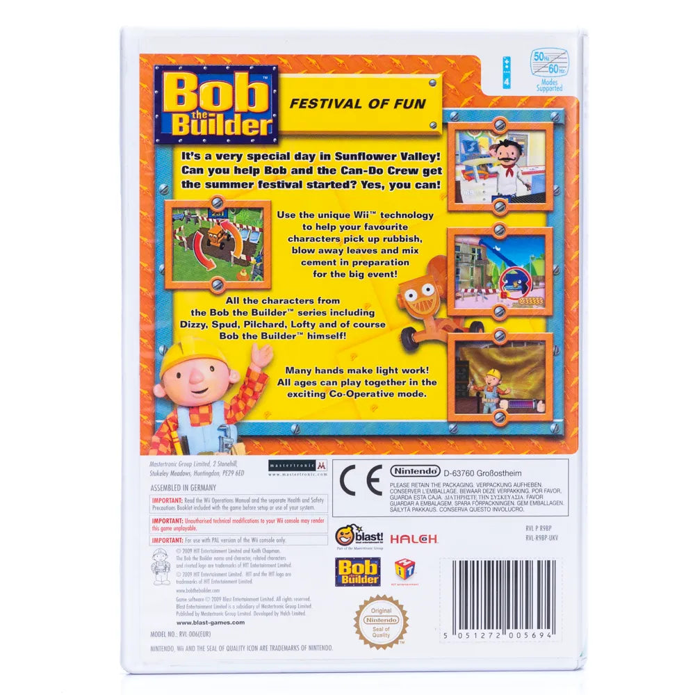 Bob the Builder: Festival of Fun - Wii spill - Retrospillkongen