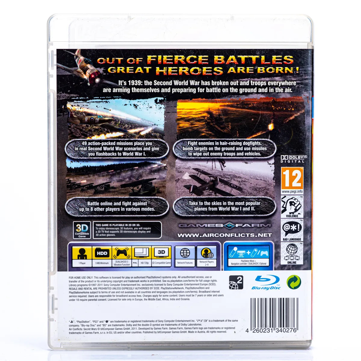 Air Conflicts: Secret Wars - PS3 Spill - Retrospillkongen
