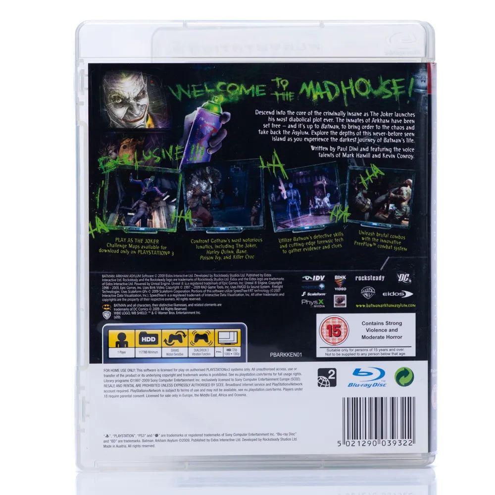 Batman: Arkham Asylum - PS3 spill - Retrospillkongen