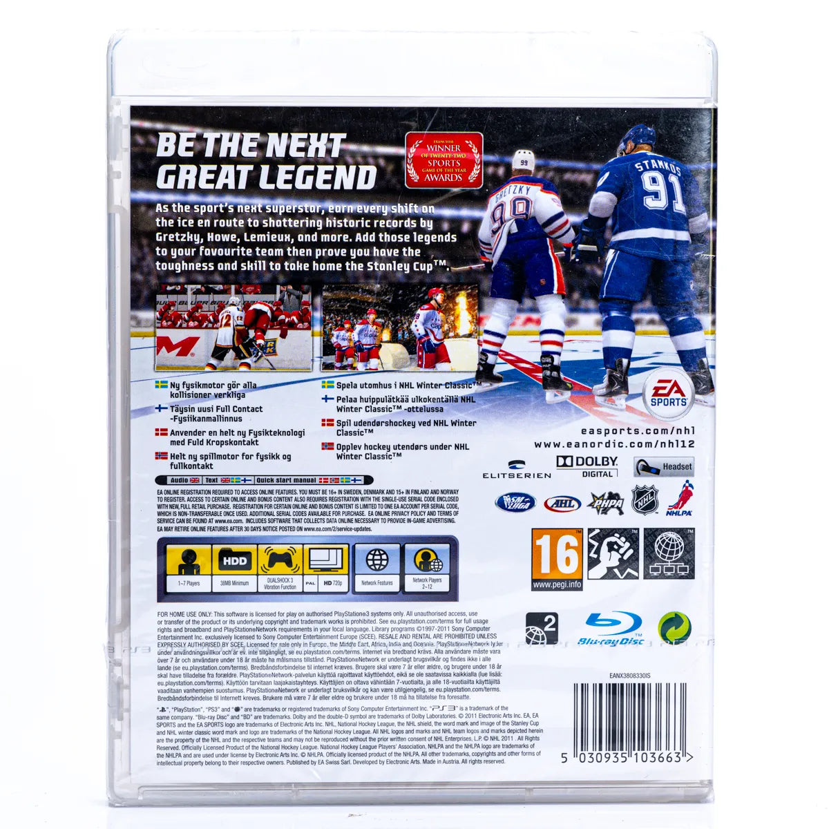 NHL 12 (forseglet) - PS3 spill - Retrospillkongen