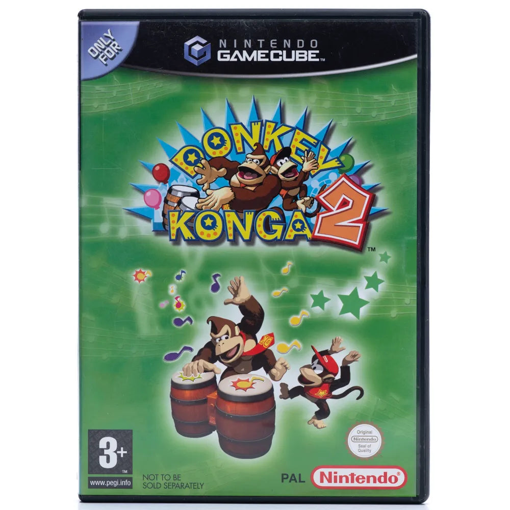 Donkey Konga 2 - GameCube spill - Retrospillkongen