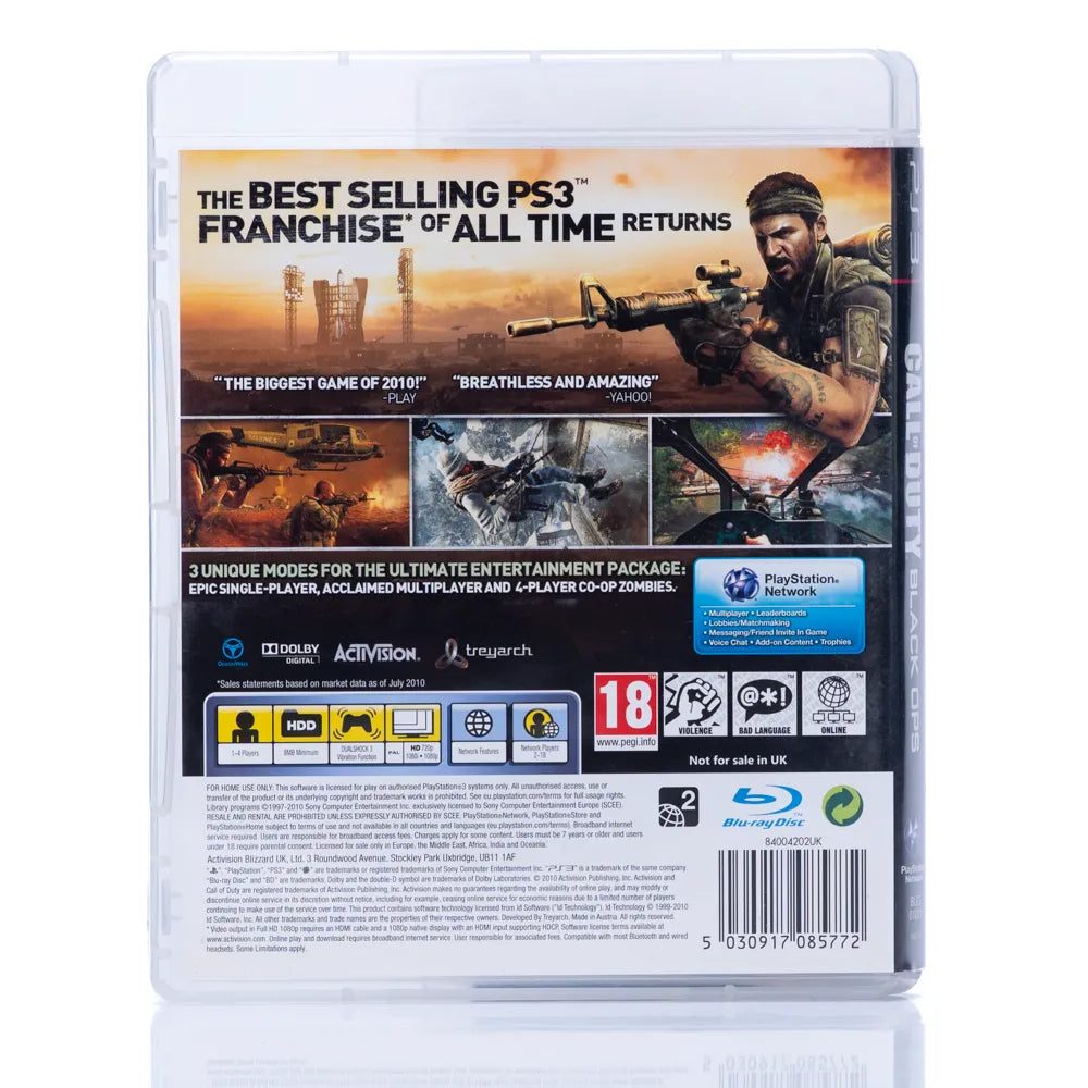 Call of Duty Black Ops - PS3 spill - Retrospillkongen