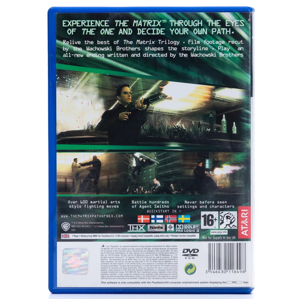 The Matrix: Path of Neo - PS2 Spill - Retrospillkongen