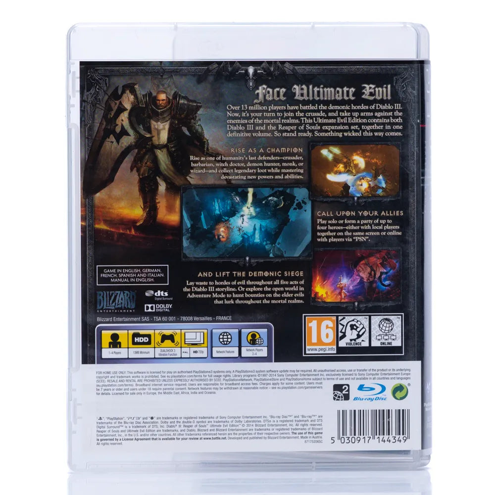 Diablo III: Reaper of Souls Ultimate Evil Edition - PS3 spill - Retrospillkongen
