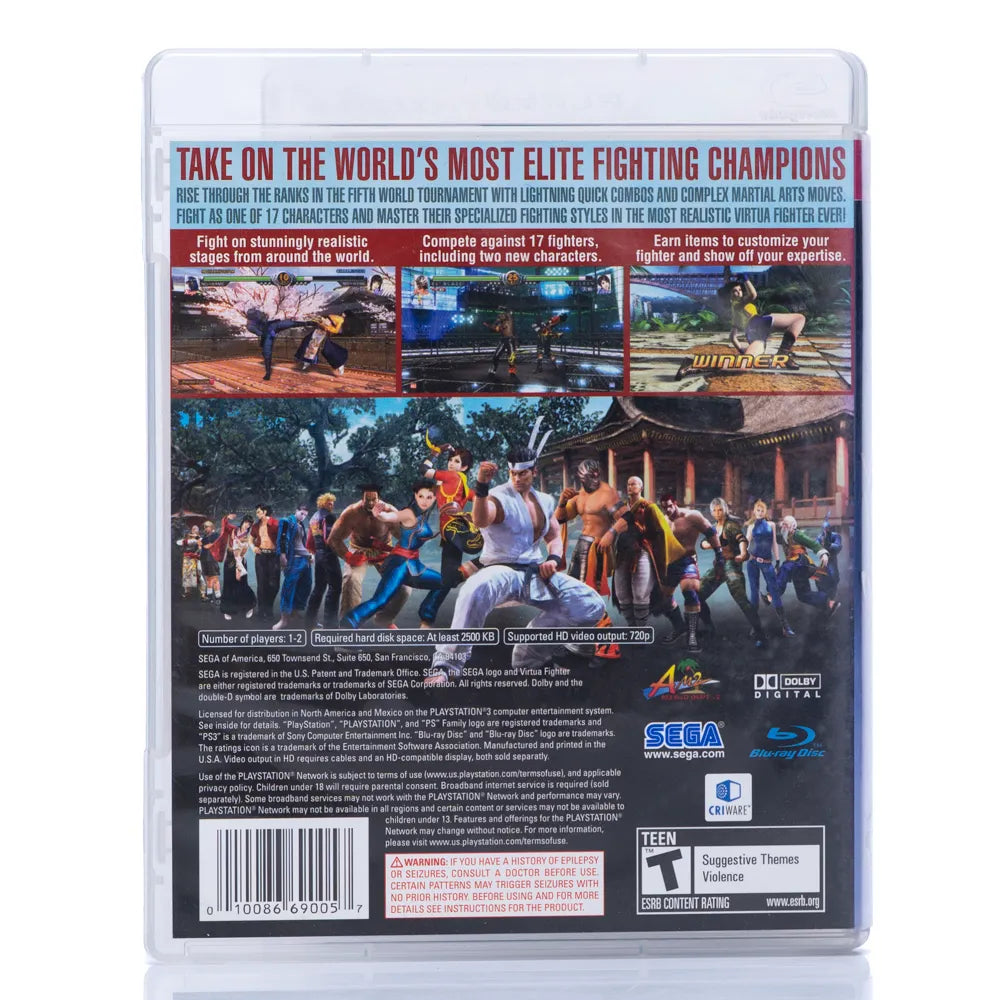 Virtua Fighter 5 - PS3 spill - Retrospillkongen