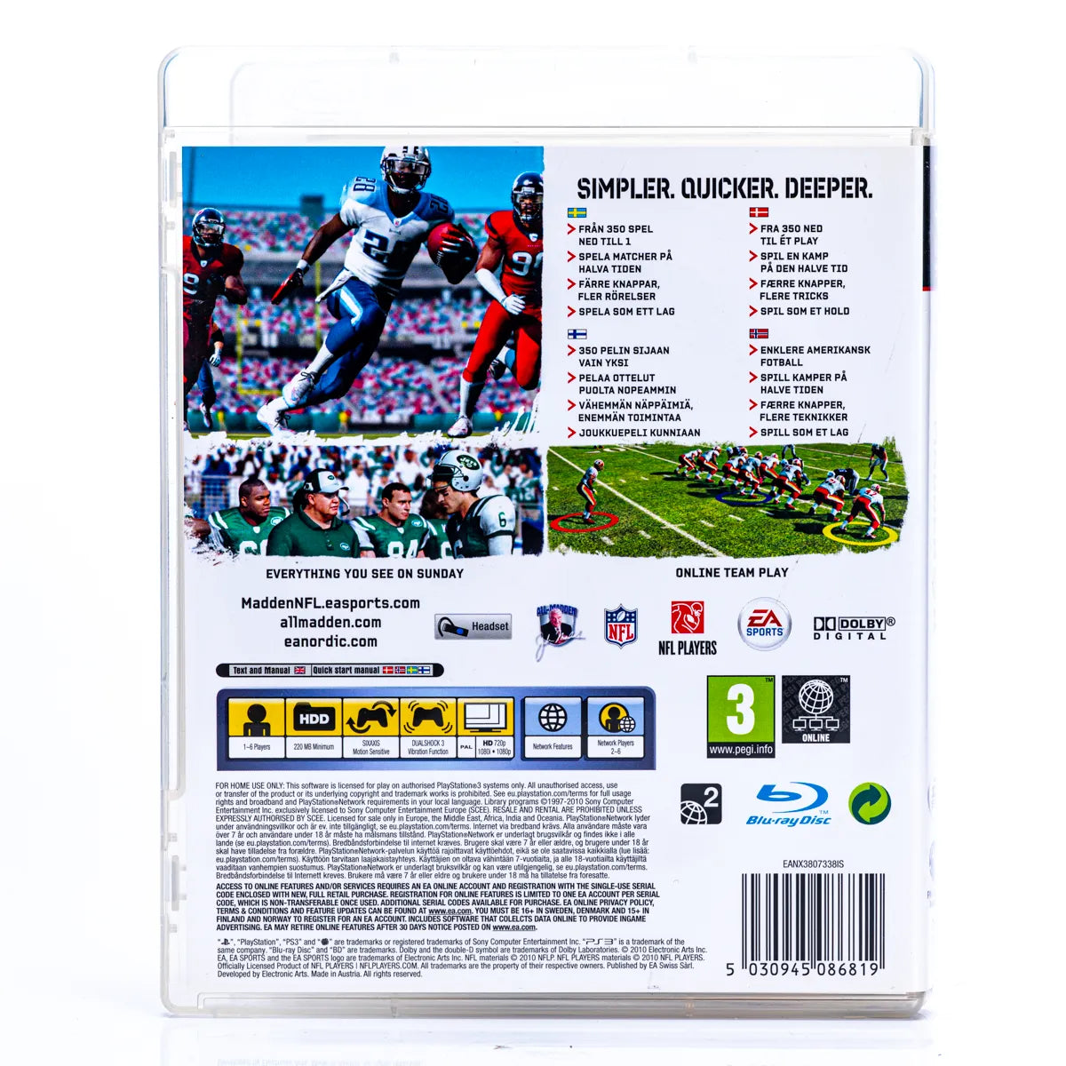 Madden NFL 11 - PS3 spill - Retrospillkongen