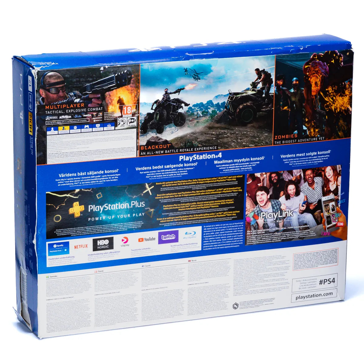 Sony PlayStation 4 Slim 1TB Konsoll Pakke Call of Duty Black Ops 4 Bundle - PS4 - Retrospillkongen