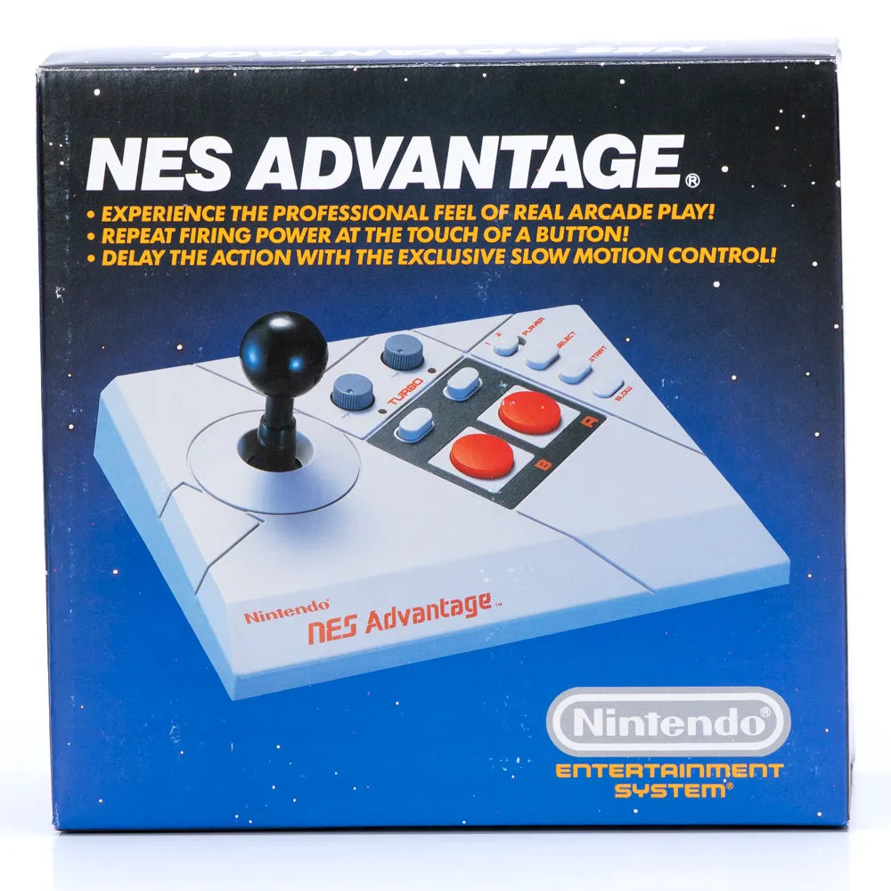 Nintendo NES Advantage Arcade Kontroller (USA) i Eske - NES - Retrospillkongen