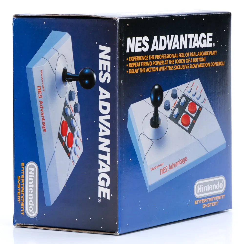 Nintendo NES Advantage Arcade Kontroller (USA) i Eske - NES - Retrospillkongen