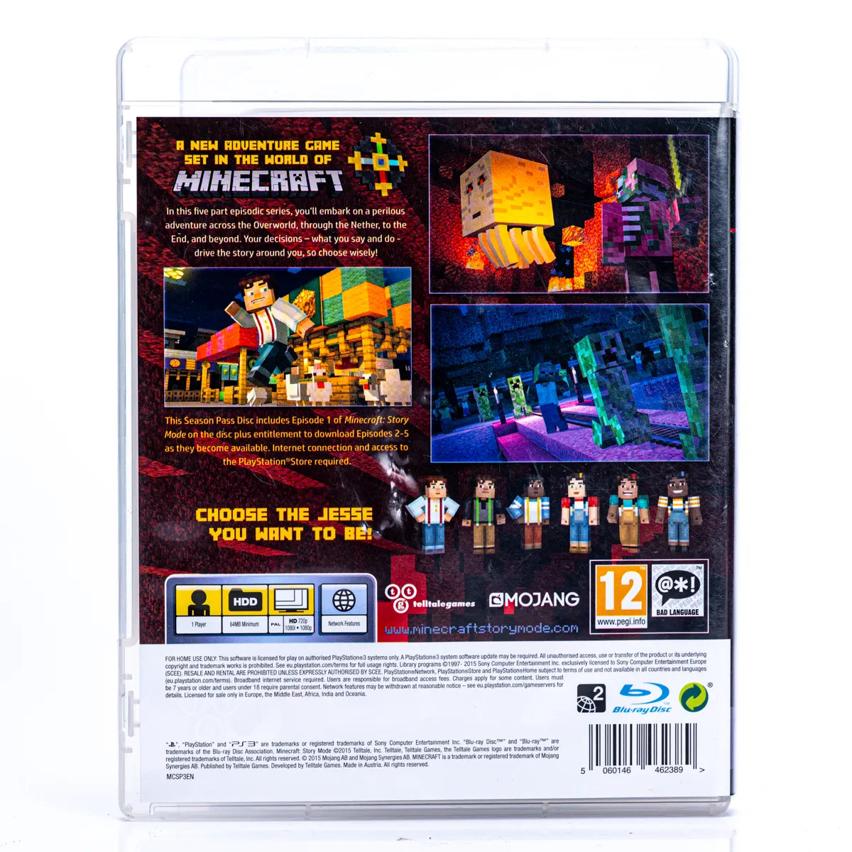 Minecraft Story Mode - PS3 spill - Retrospillkongen