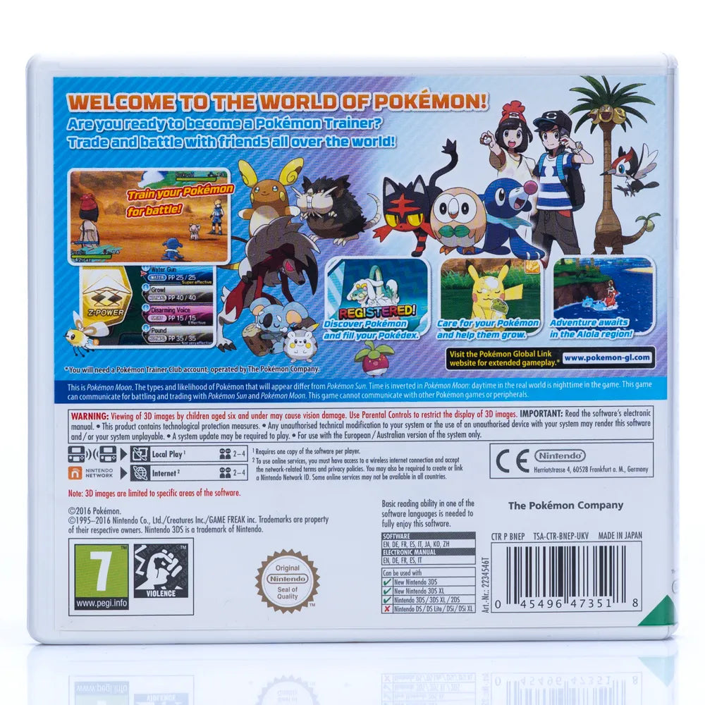 Pokémon Moon - Nintendo 3DS - Retrospillkongen