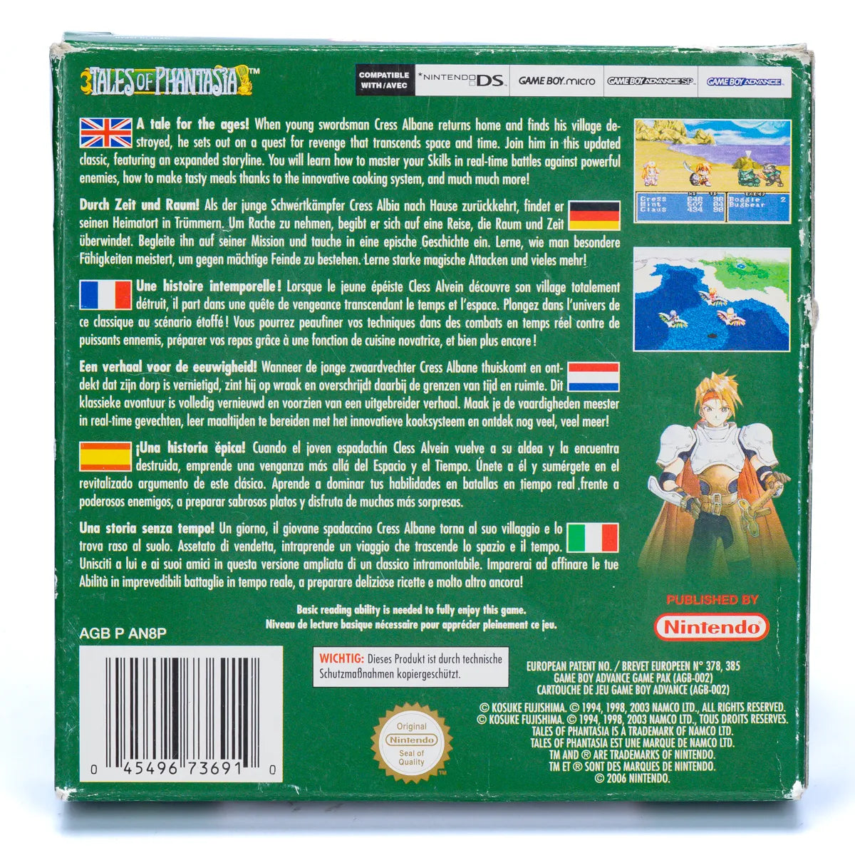 Tales of Phantasia - GBA spill (I eske) - Retrospillkongen