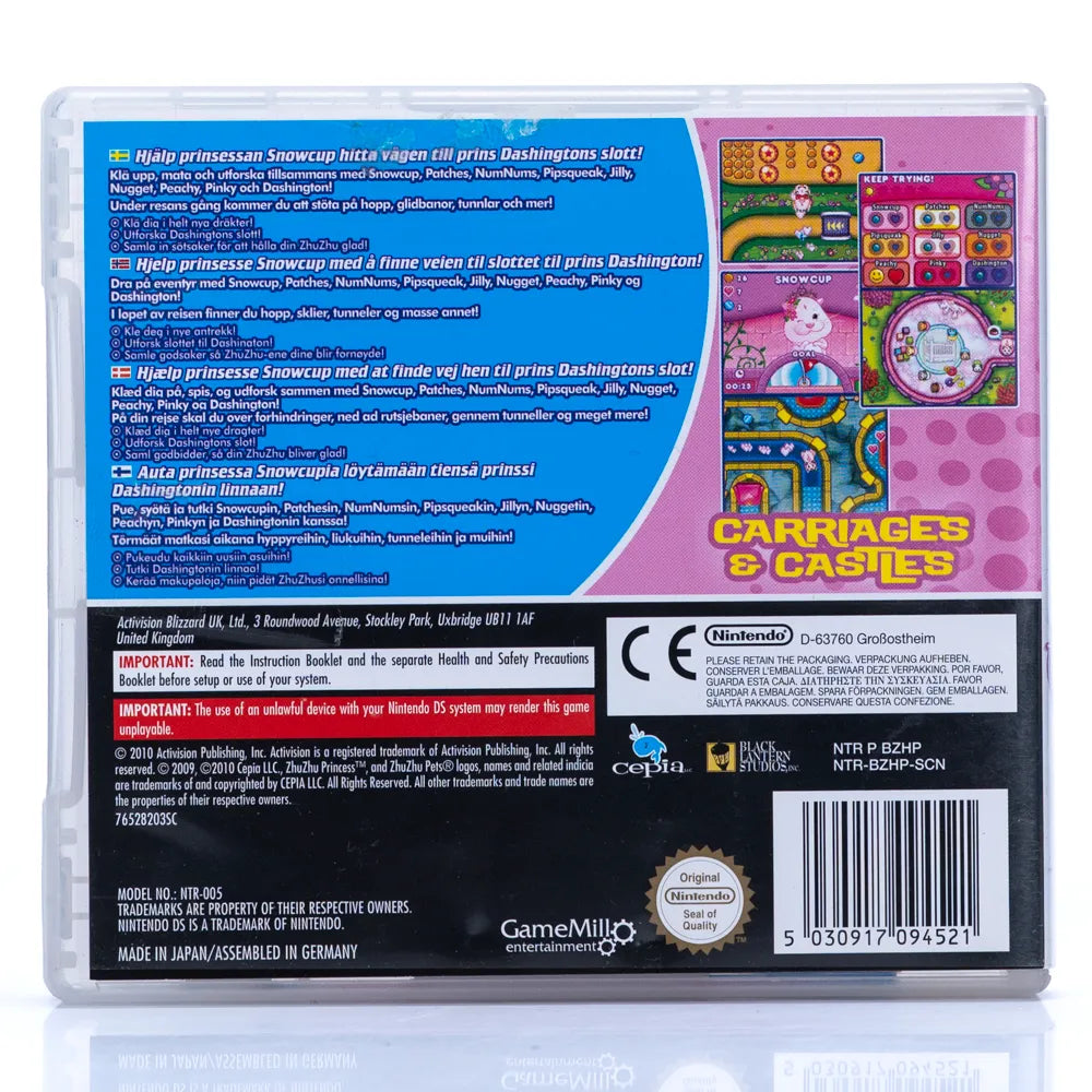 Magical Zhu Zhu Princess: Carriages & Castles - Nintendo DS spill - Retrospillkongen