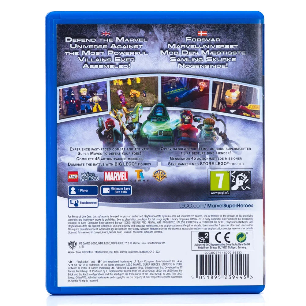 LEGO Marvel Super Heroes: Universe in Peril - PS Vita spill