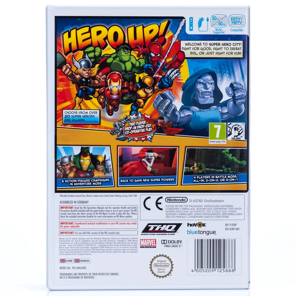 Marvel Super Hero Squad - Wii Spill - Retrospillkongen