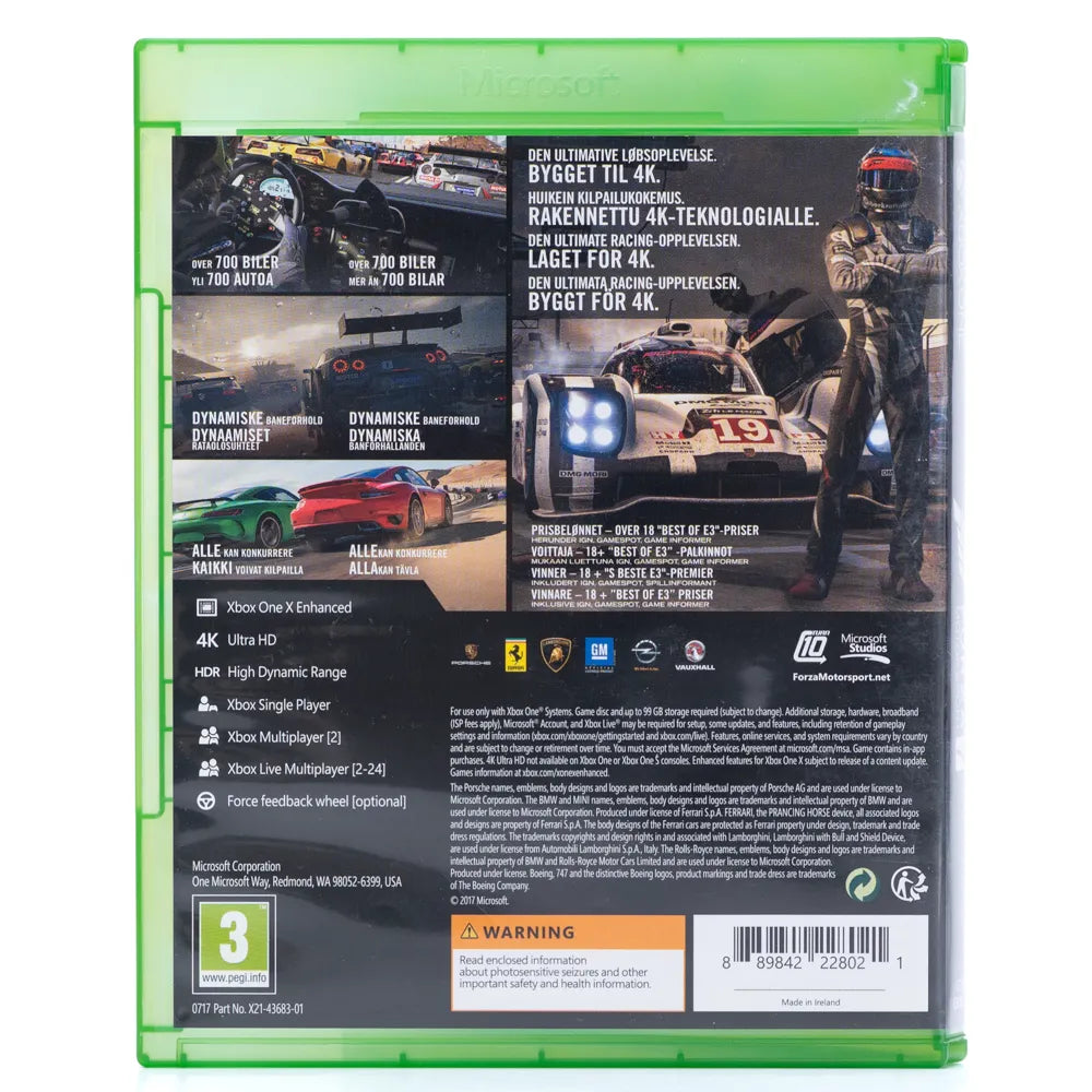 Forza Motorsport 7 - Xbox One spill - Retrospillkongen