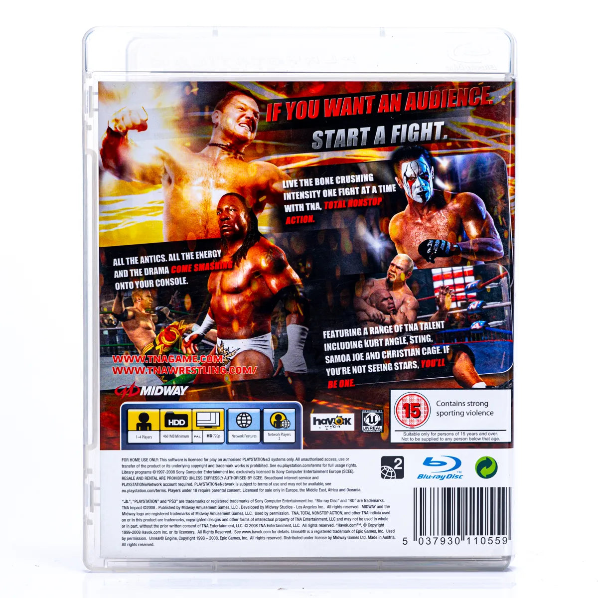 TNA Impact! Total Nonstop Action Wrestling - PS3 spill - Retrospillkongen