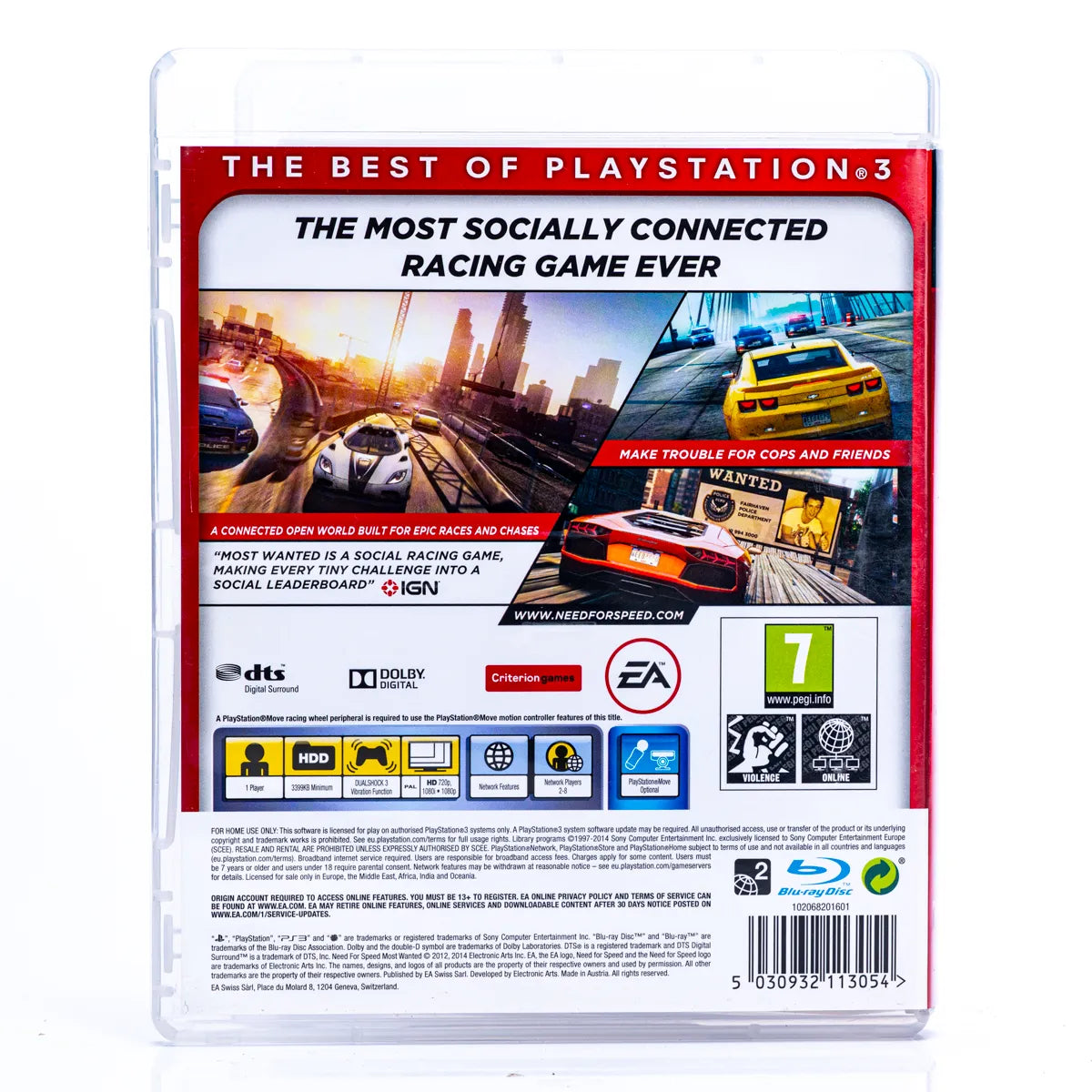 Need for Speed Most Wanted - PS3 spill - Retrospillkongen