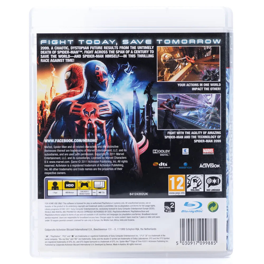 Spider-Man: Edge of Time - PS3 spill - Retrospillkongen