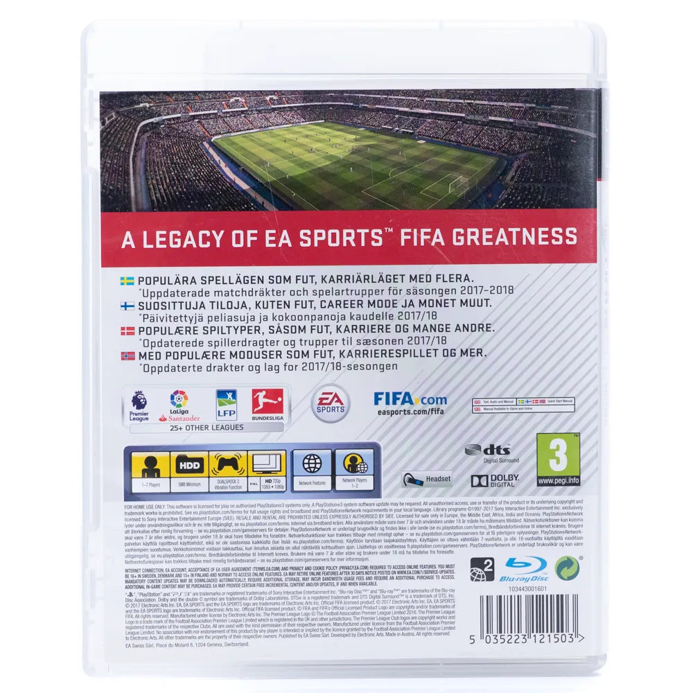 FIFA 18: Legacy Edition - PS3 spill - Retrospillkongen