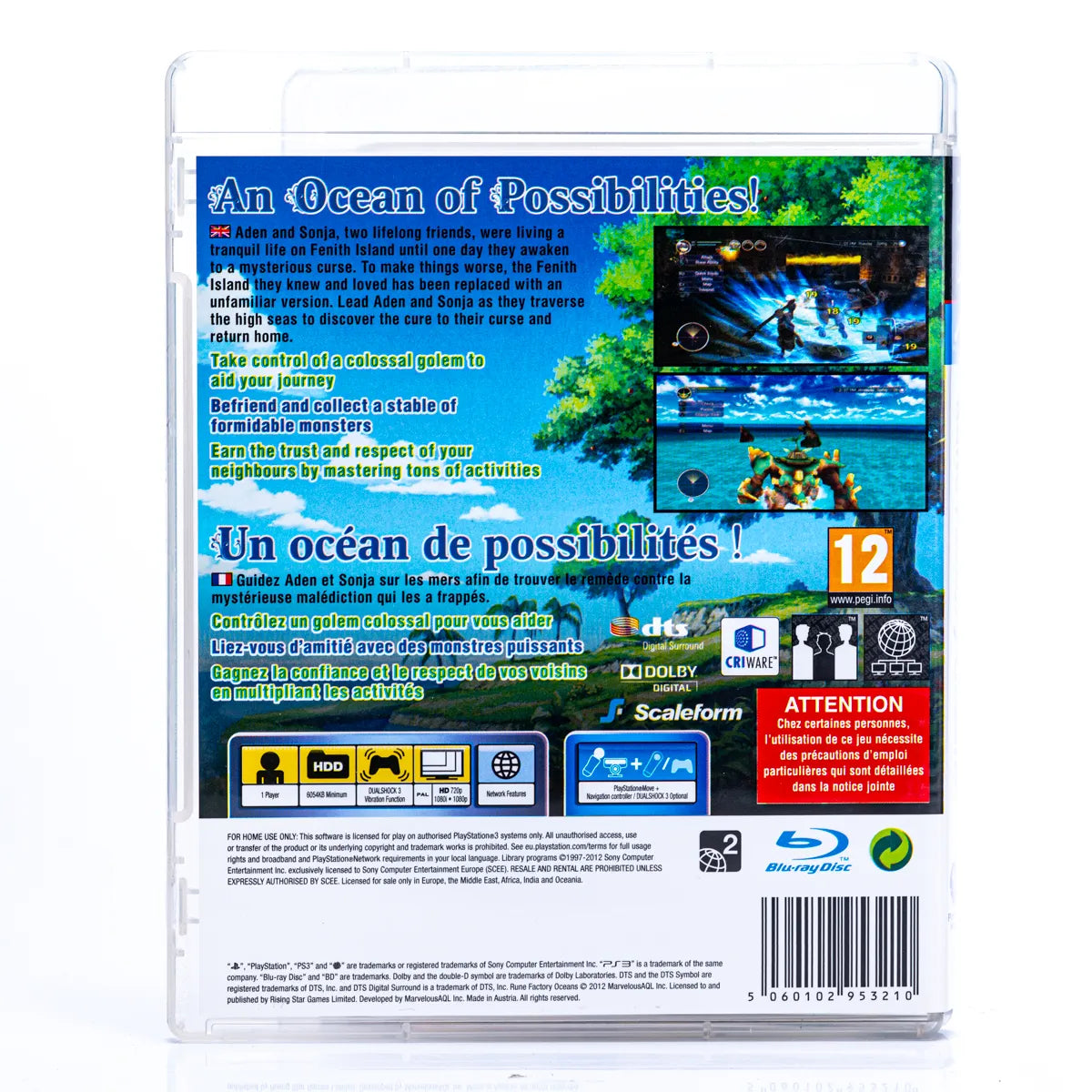 Rune Factory Oceans - PS3 spill - Retrospillkongen