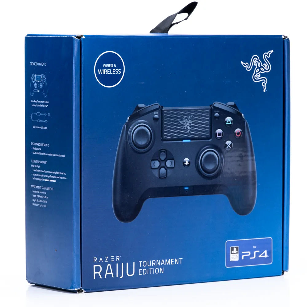 Razer Raiju Tournament Edition Kontroller til PS4 i Eske - Retrospillkongen