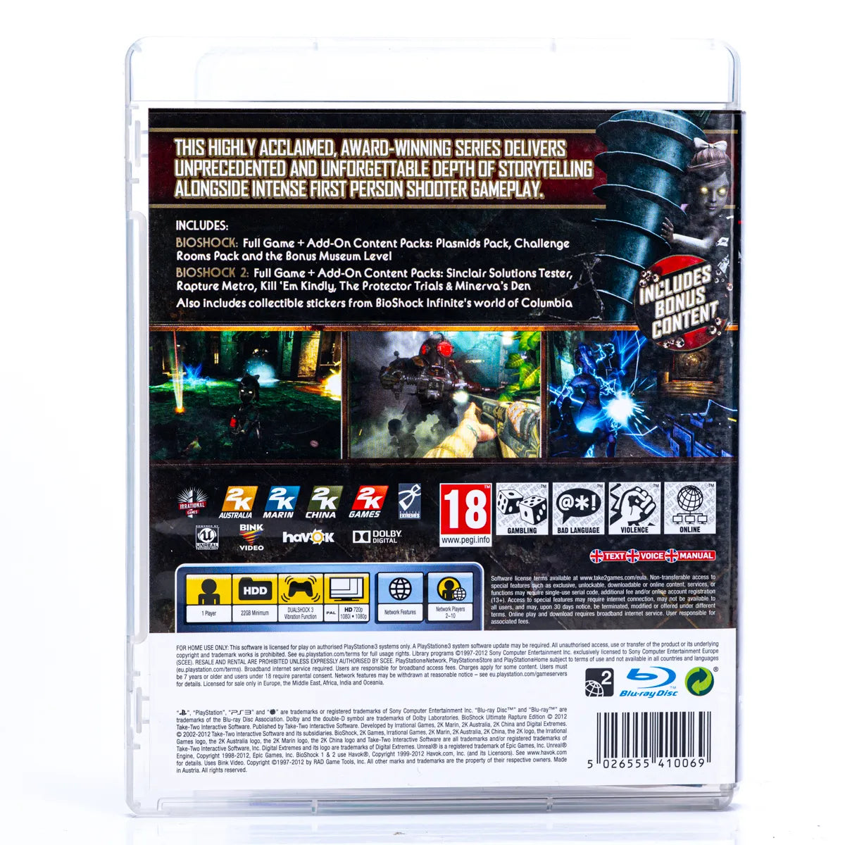 BioShock Ultimate Rapture Edition - PS3 spill - Retrospillkongen