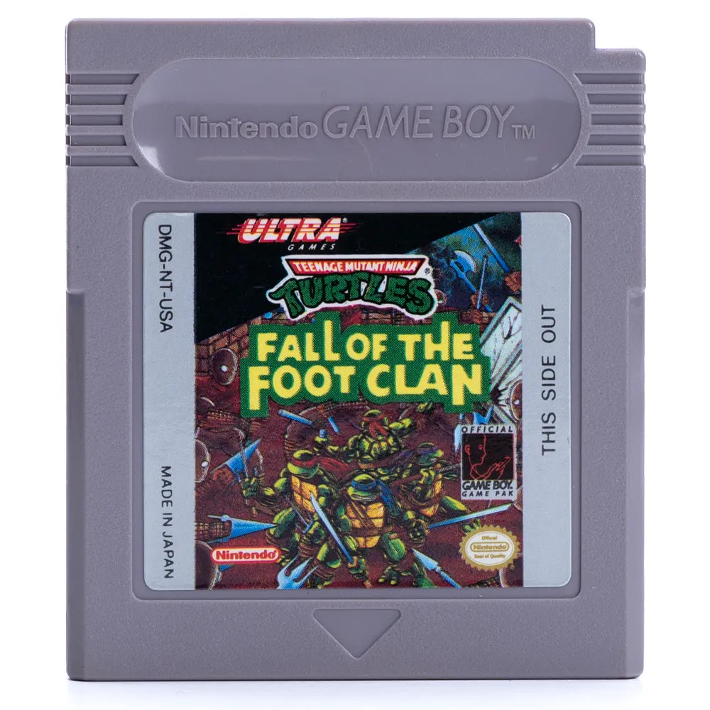 Teenage Mutant Ninja Turtles: Fall of the Foot Clan - Game Boy spill (NTSC, Regionfri) - Retrospillkongen