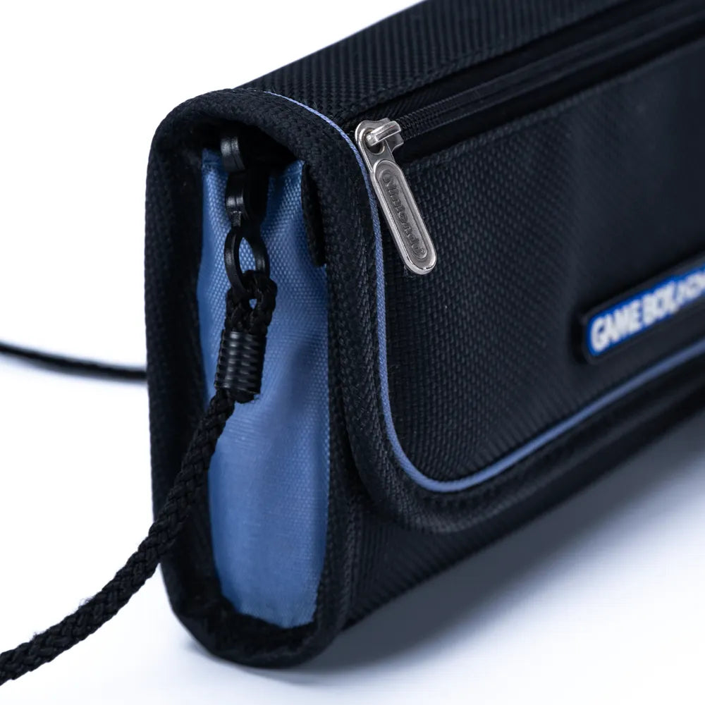 Game Boy Advance Etui med frontlomme (Svart/Blå) - Retrospillkongen
