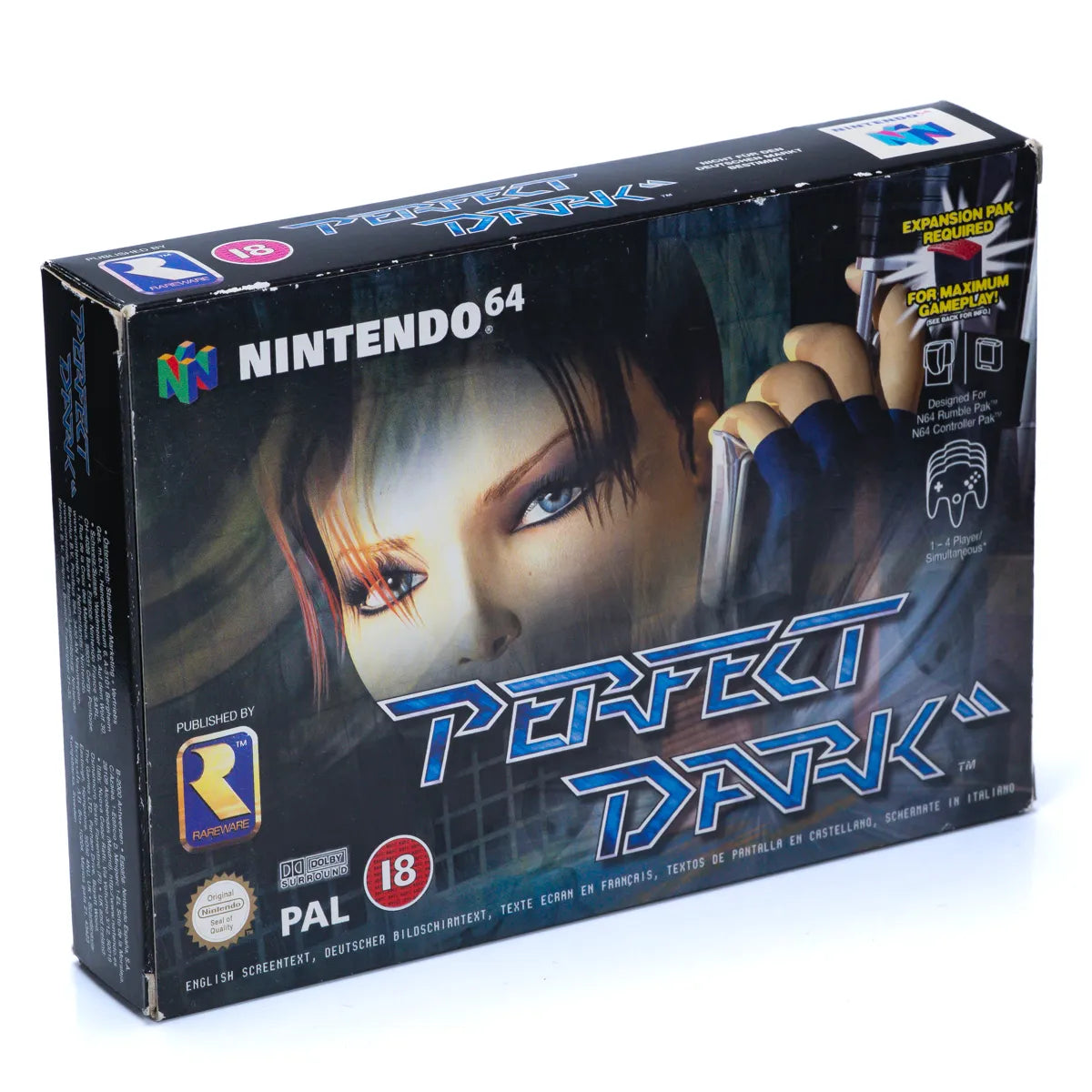 Perfect Dark - N64 spill (I Eske) - Retrospillkongen