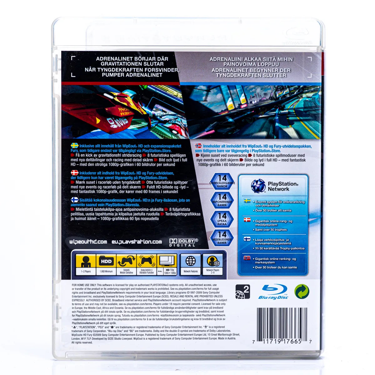Wipeout HD Fury - PS3 Spill - Retrospillkongen