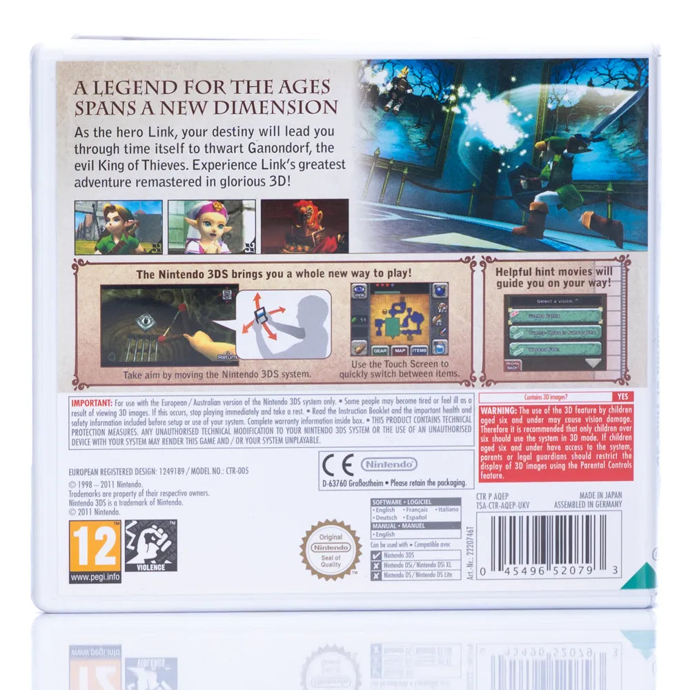 The Legend of Zelda: Ocarina of Time 3D - Nintendo 3DS spill - Retrospillkongen
