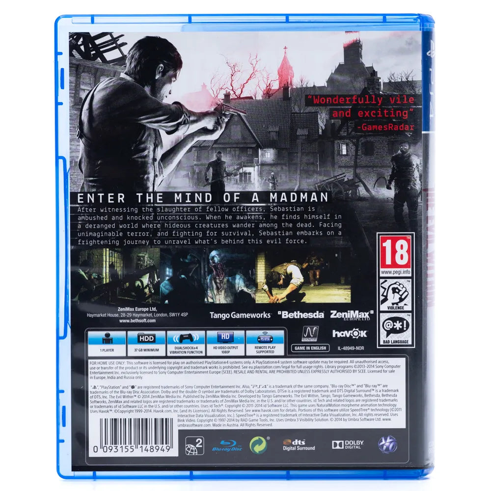 The Evil Within - PS4 spill - Retrospillkongen