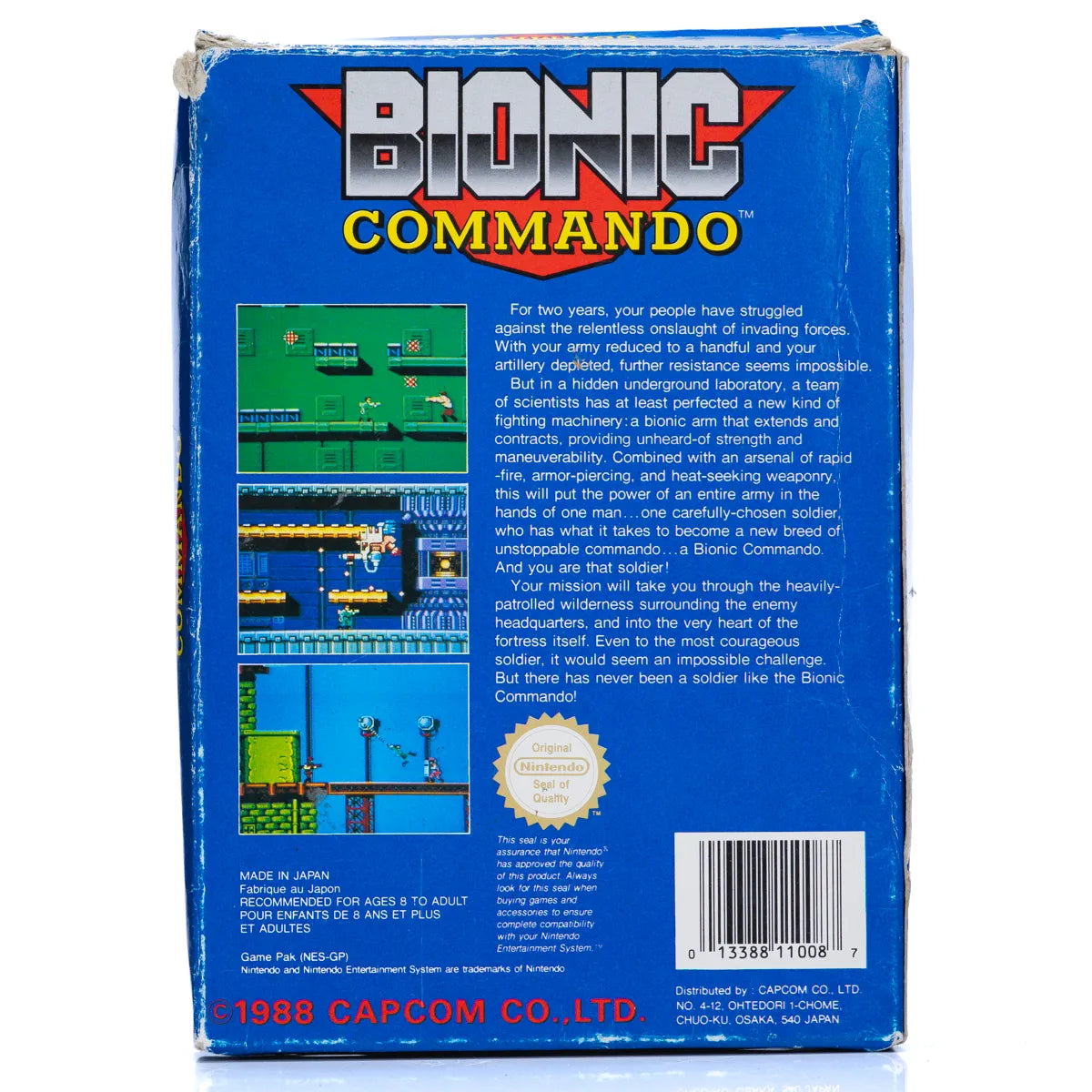 Bionic Commando - NES spill (I Eske) - Retrospillkongen